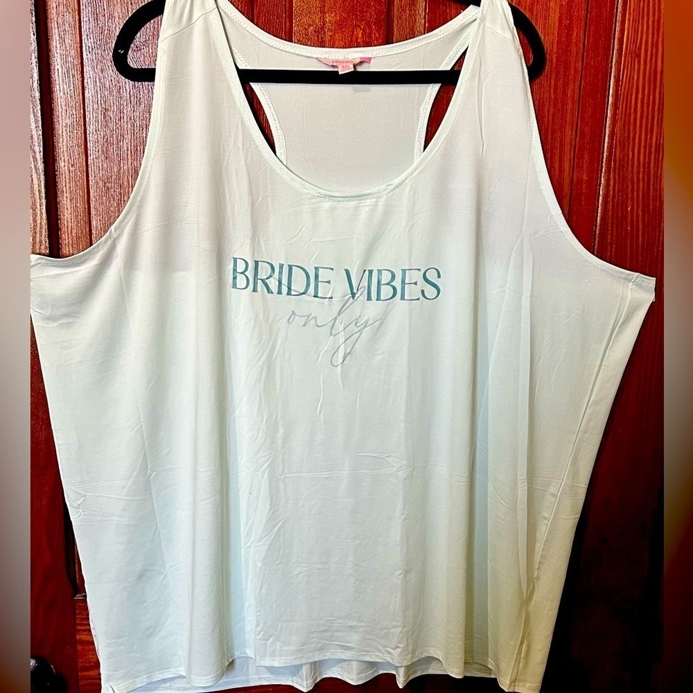3X - Bride Vibes Only Tank
